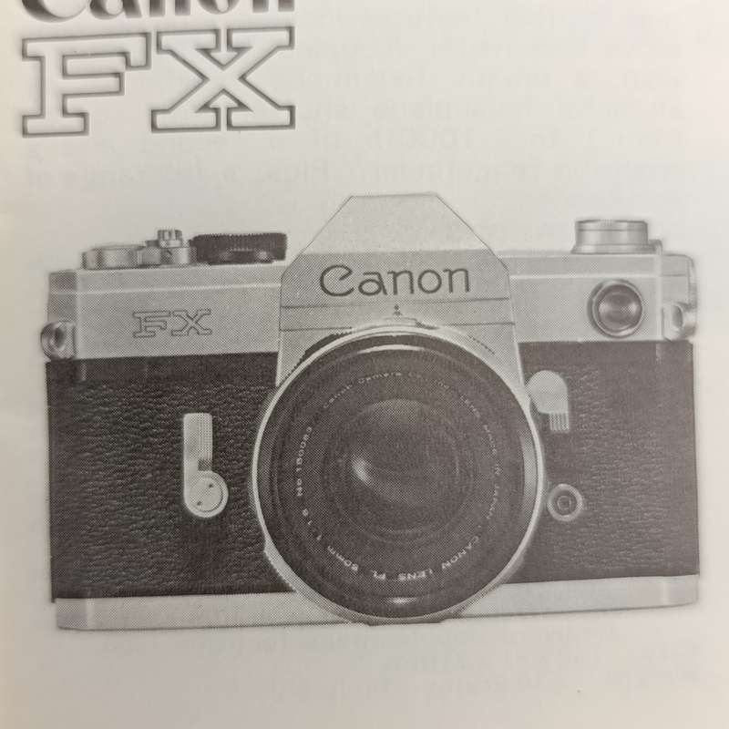 Canon AF35M booklet plus product guide