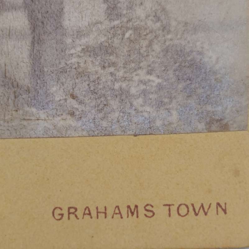 Late 1800's photo of young lady taken by CJ Aldham of Grahamstown, South Africa
