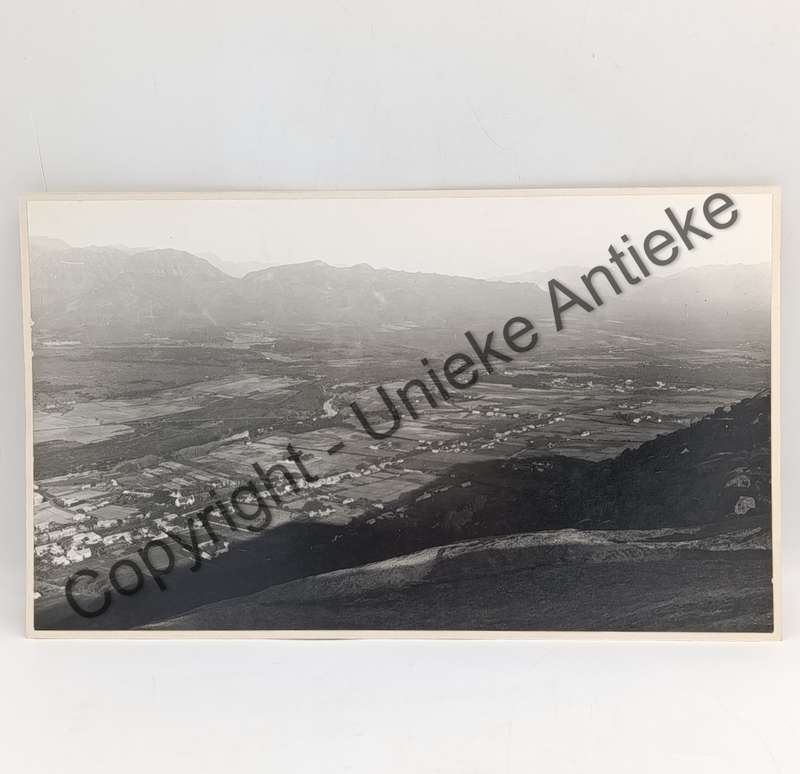 Antique photo of Paarl town taken from Paarl Rock - circa late 1800's/early 1900's