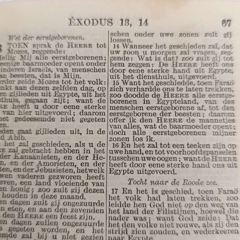 1926 Dutch Bible - Old and New testament