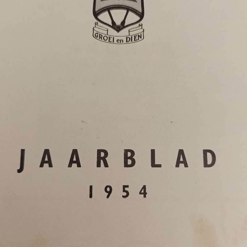 Die Hoerskool Wonderboom Jaarblad 1954