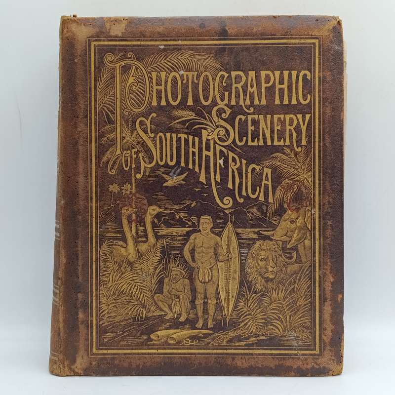 Photographic Scenery of South African book with 100 photos - circa 1880 - some damaged pages