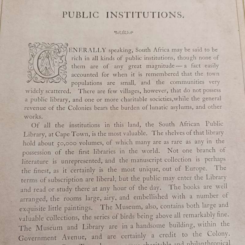 Photographic Scenery of South African book with 100 photos - circa 1880 - some damaged pages