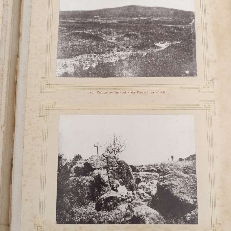 Photographic Scenery of South African book with 100 photos - circa 1880 - some damaged pages