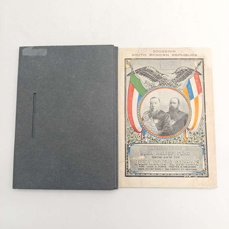 The South African Republics Boer Relief Fund souvenir booklet - very rare