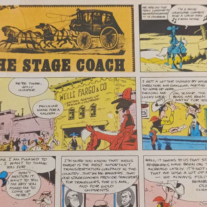 Lucky Luke The Stage Coach graphic novel