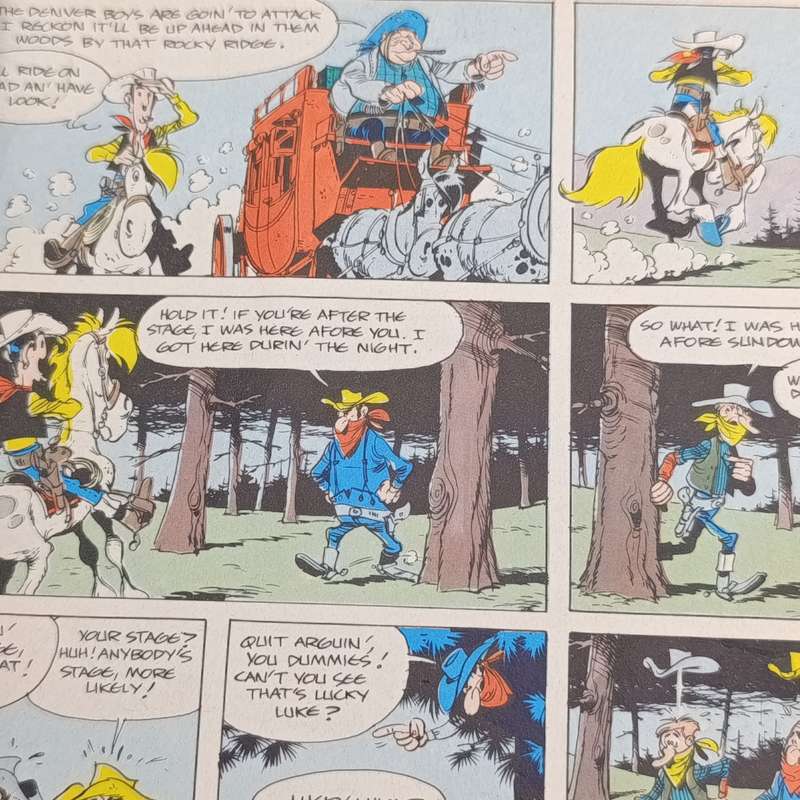 Lucky Luke The Stage Coach graphic novel