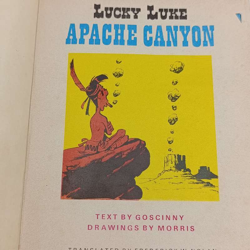Lucky Luke Apache Canyon graphic novel