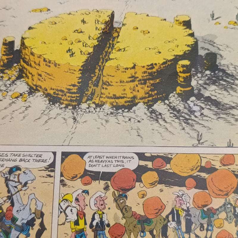 Lucky Luke Apache Canyon graphic novel