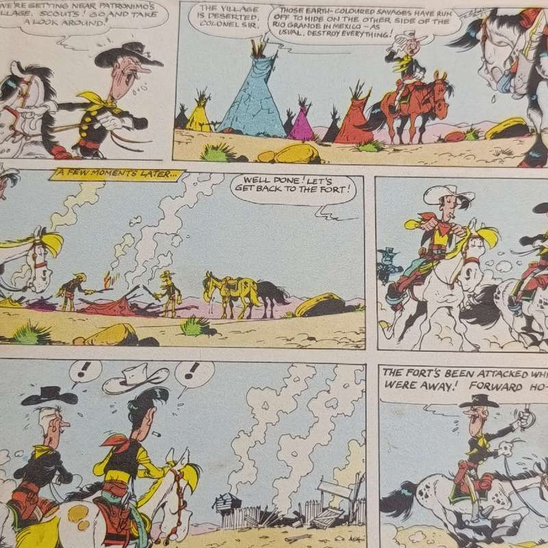 Lucky Luke Apache Canyon graphic novel