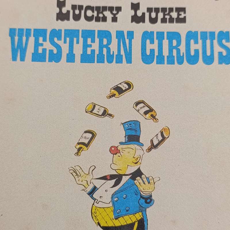 Lucky Luke Western Circus graphic novel