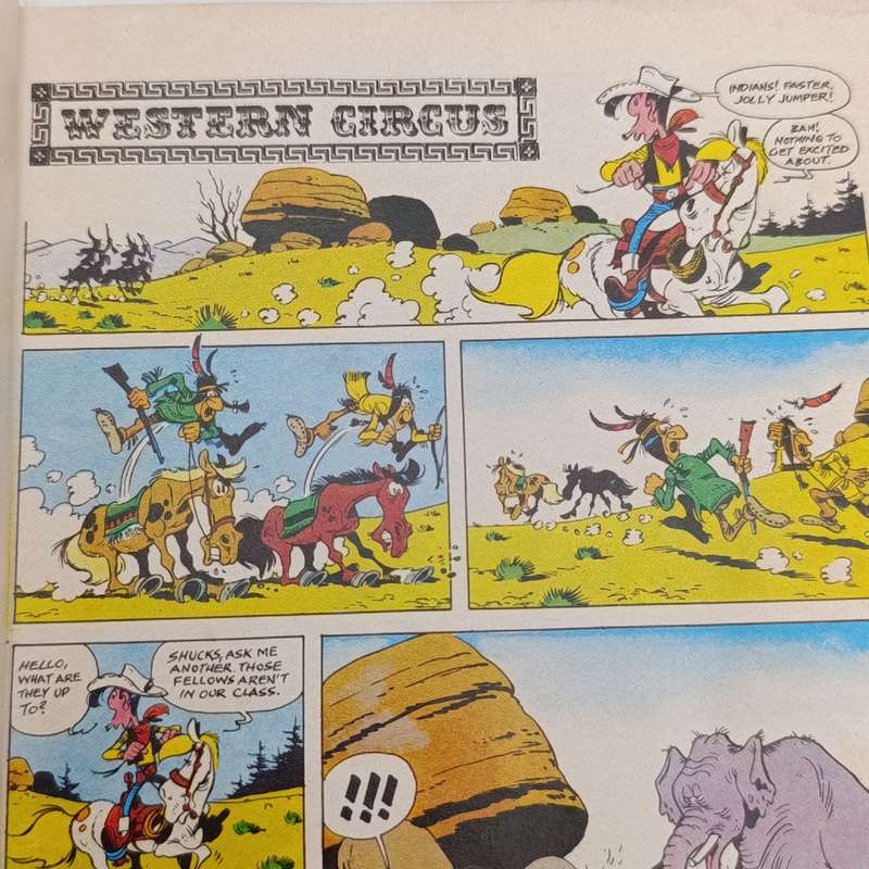 Lucky Luke Western Circus graphic novel