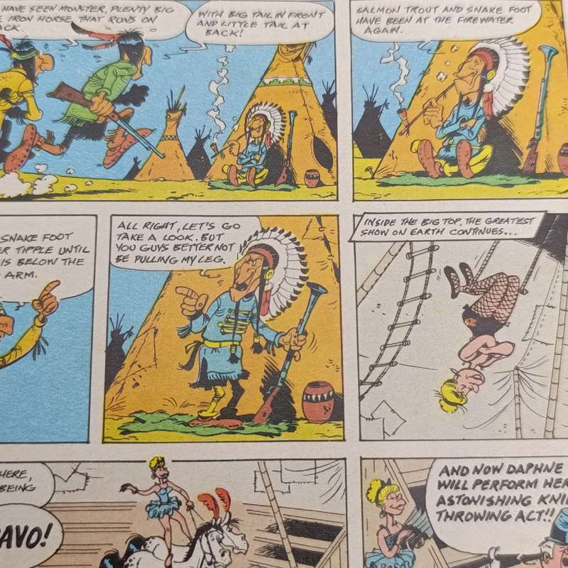 Lucky Luke Western Circus graphic novel