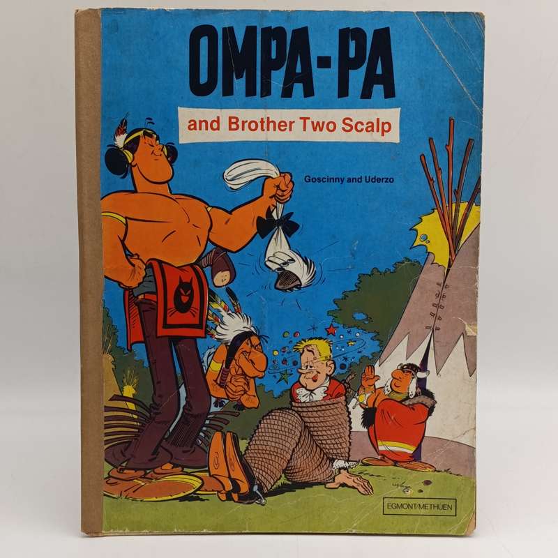 Ompa-Pa and brother two Scalp comic book by Goscinny and Ulderzo