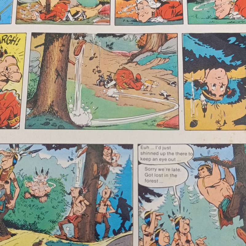 Ompa-Pa and brother two Scalp comic book by Goscinny and Ulderzo