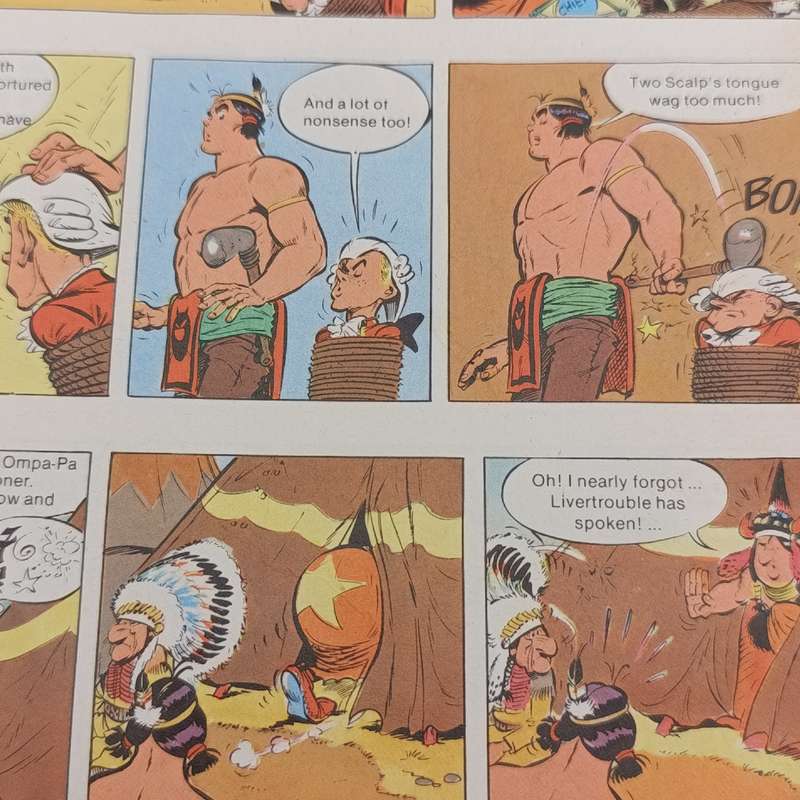 Ompa-Pa and brother two Scalp comic book by Goscinny and Ulderzo