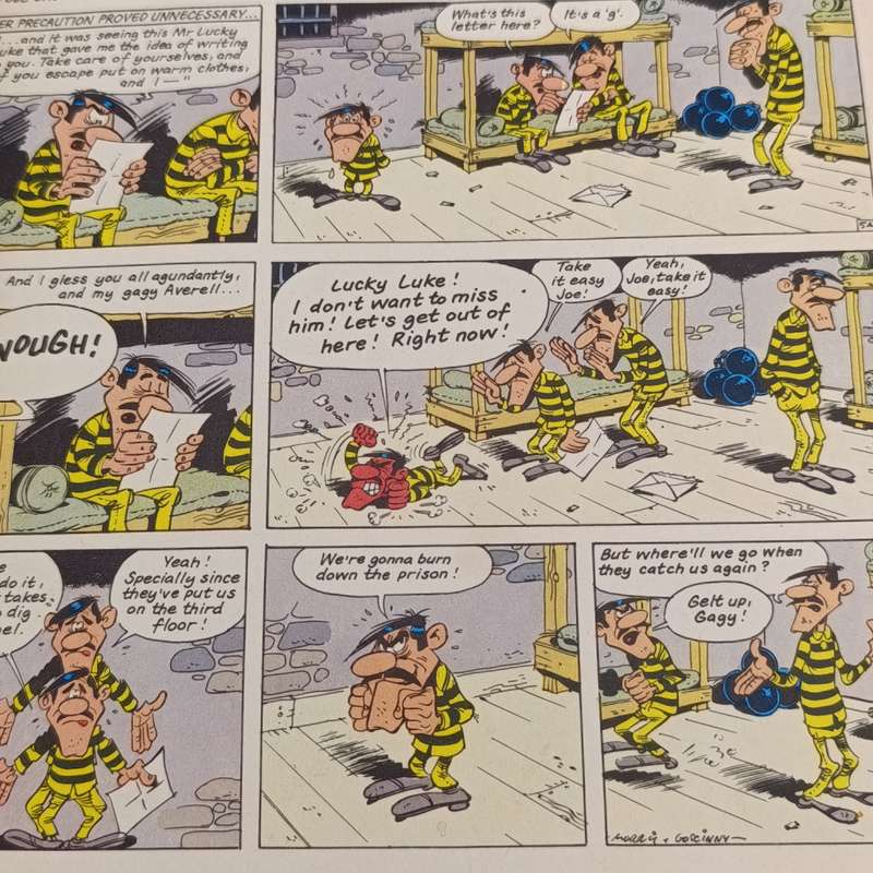 Lucky Luke Ma Dalton comic book