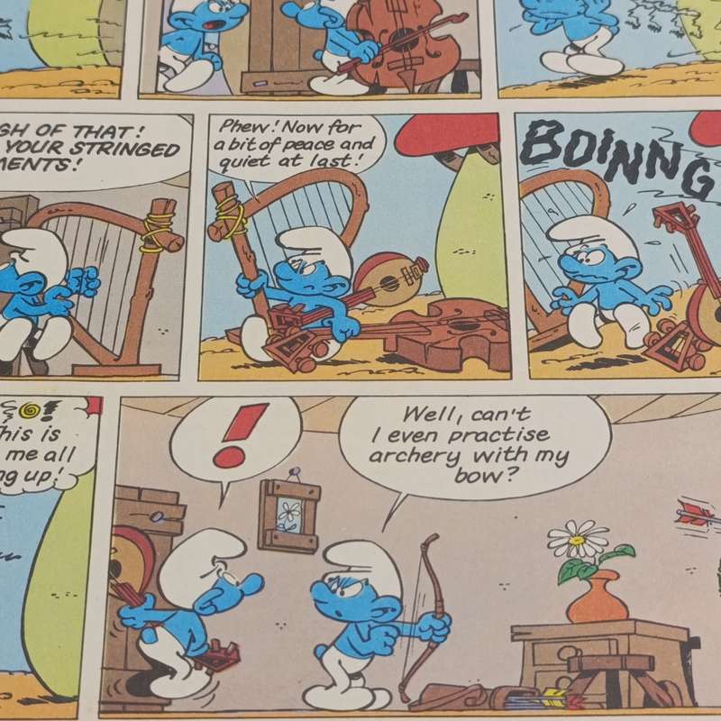 Smurfs in The Smurfic games