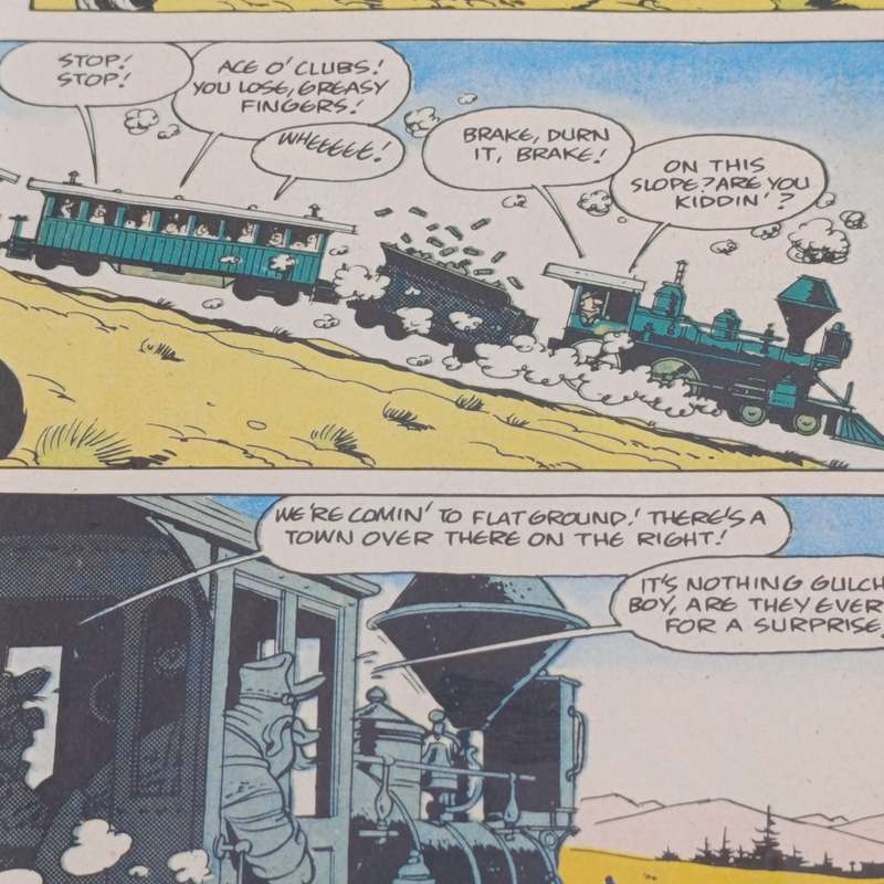 Lucky Luke and Jesse James graphic novel