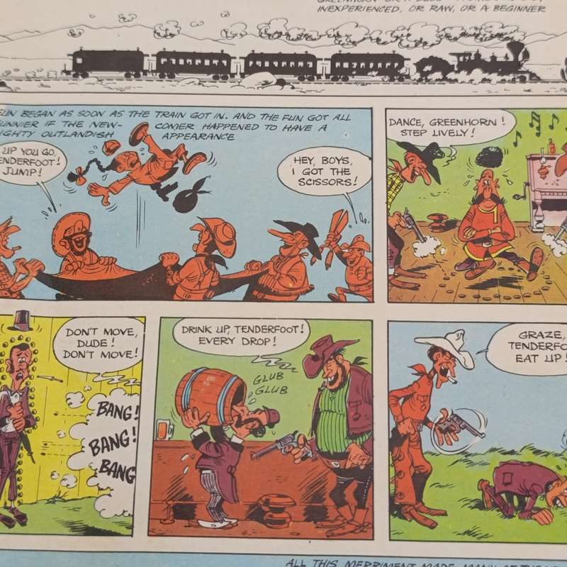 Lucky Luke and the Tenderfoot graphic novel