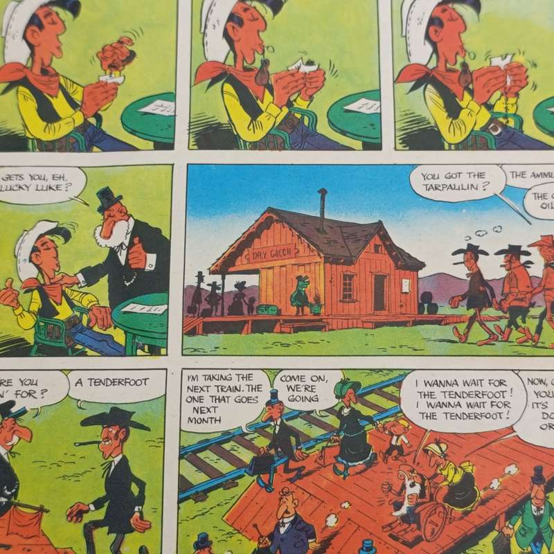 Lucky Luke and the Tenderfoot graphic novel