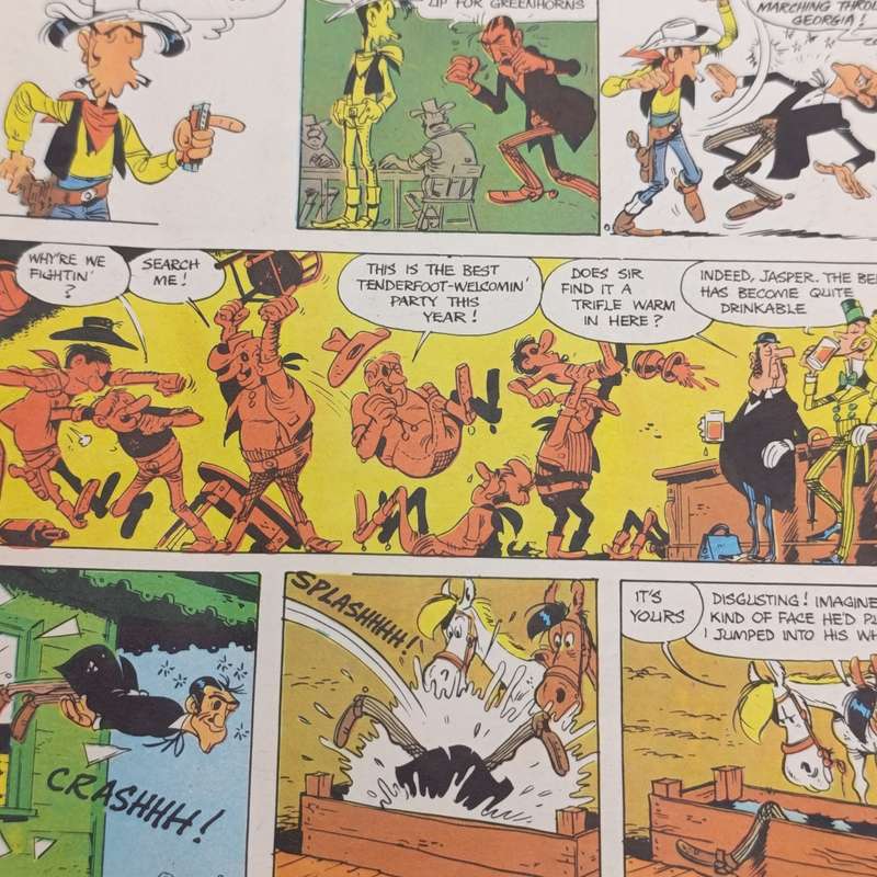 Lucky Luke and the Tenderfoot graphic novel