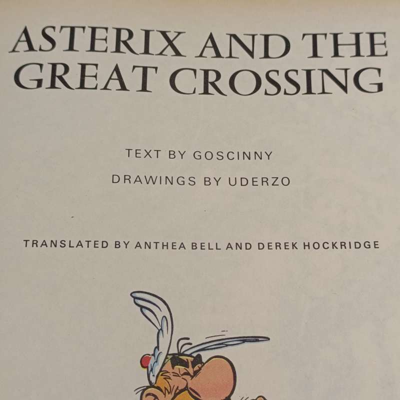 Asterix and the Great crossing by Goscinny and Uderzo