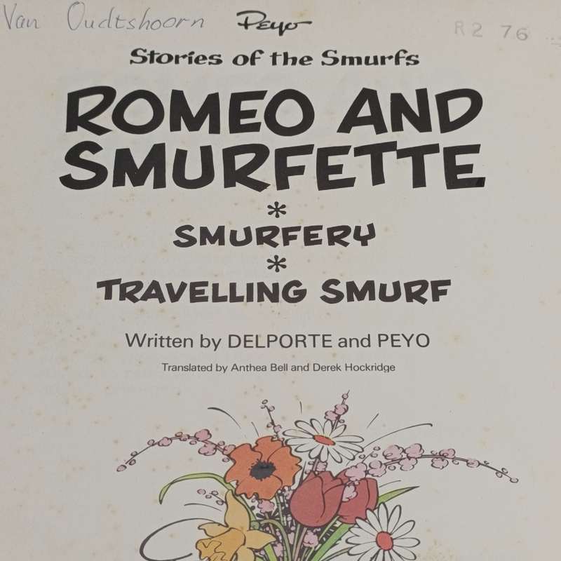 Smurfs - Romeo and Smurfette by Peyo