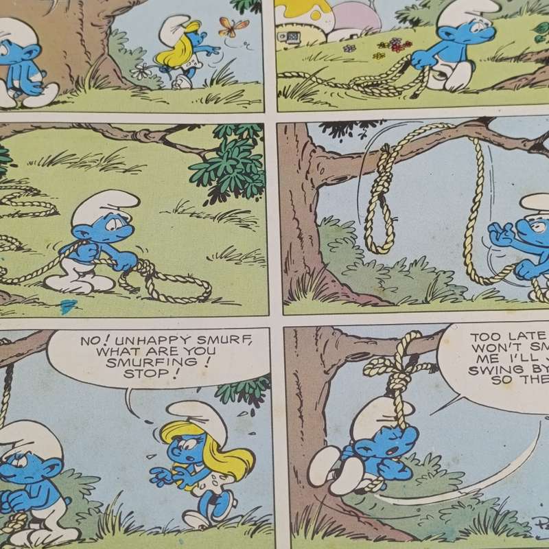 Smurfs - Romeo and Smurfette by Peyo