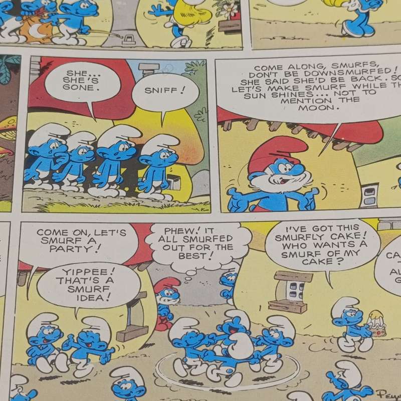 Smurfs - Romeo and Smurfette by Peyo