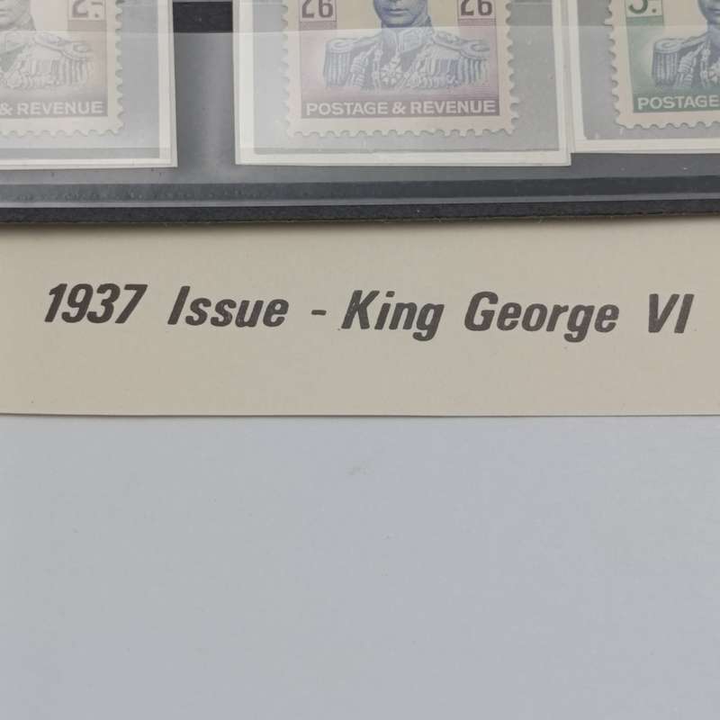 Southern Rhodesia set of 13 George 6 stamps mint - 1937 issue