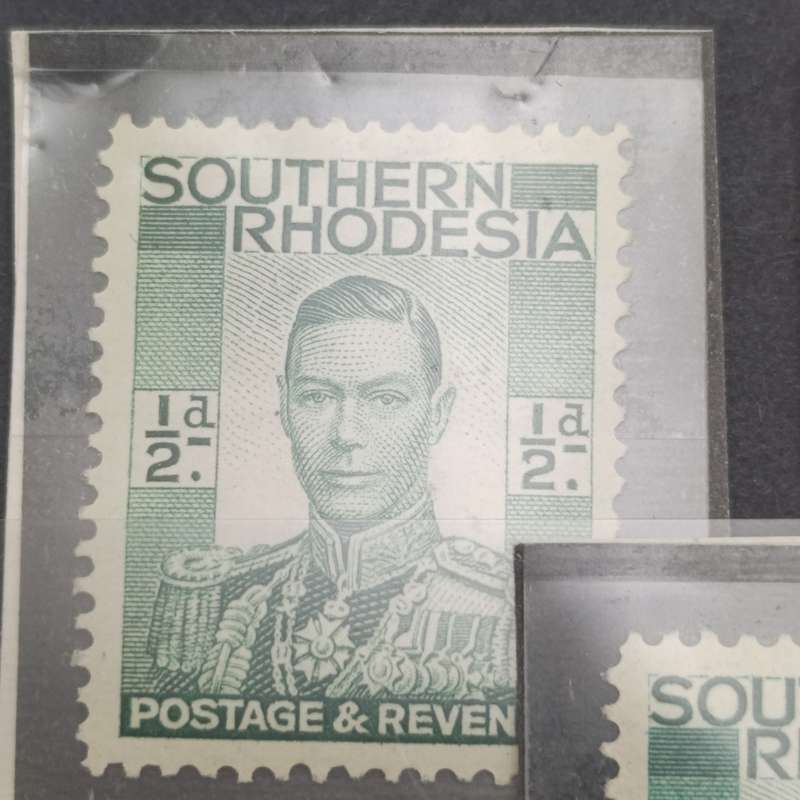 Southern Rhodesia set of 13 George 6 stamps mint - 1937 issue