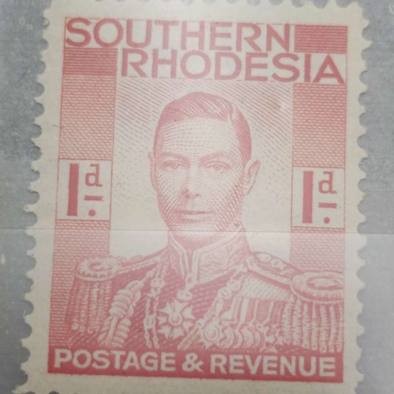 Southern Rhodesia set of 13 George 6 stamps mint - 1937 issue