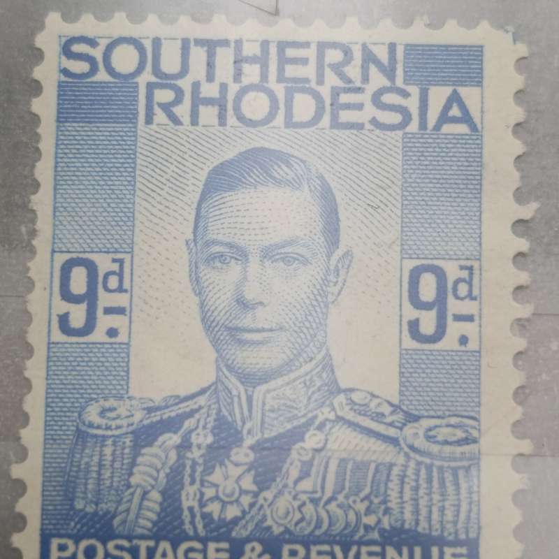 Southern Rhodesia set of 13 George 6 stamps mint - 1937 issue