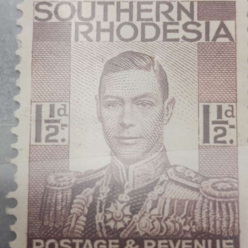 Southern Rhodesia set of 13 George 6 stamps mint - 1937 issue