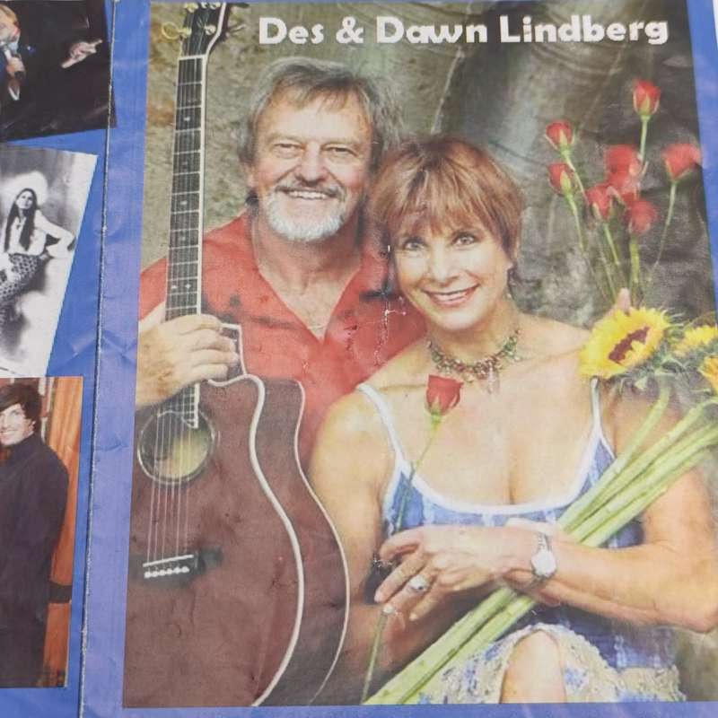 Des & Dawn Lindberg brochure for the Cat-Caberet & Theatre in Johannesburg