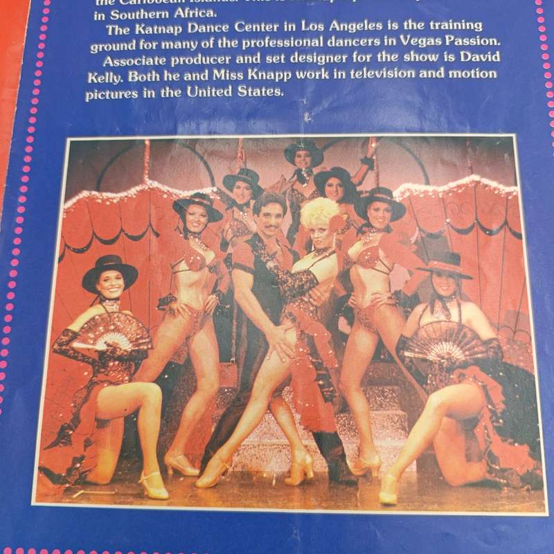 Wild Coast Theatre Brochure - Vegas Passion - signed and attributed by various of the stars