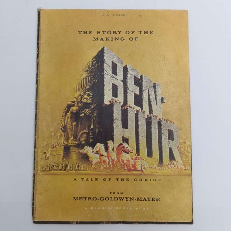 The story of the making of Ben Hur 1959 brachure