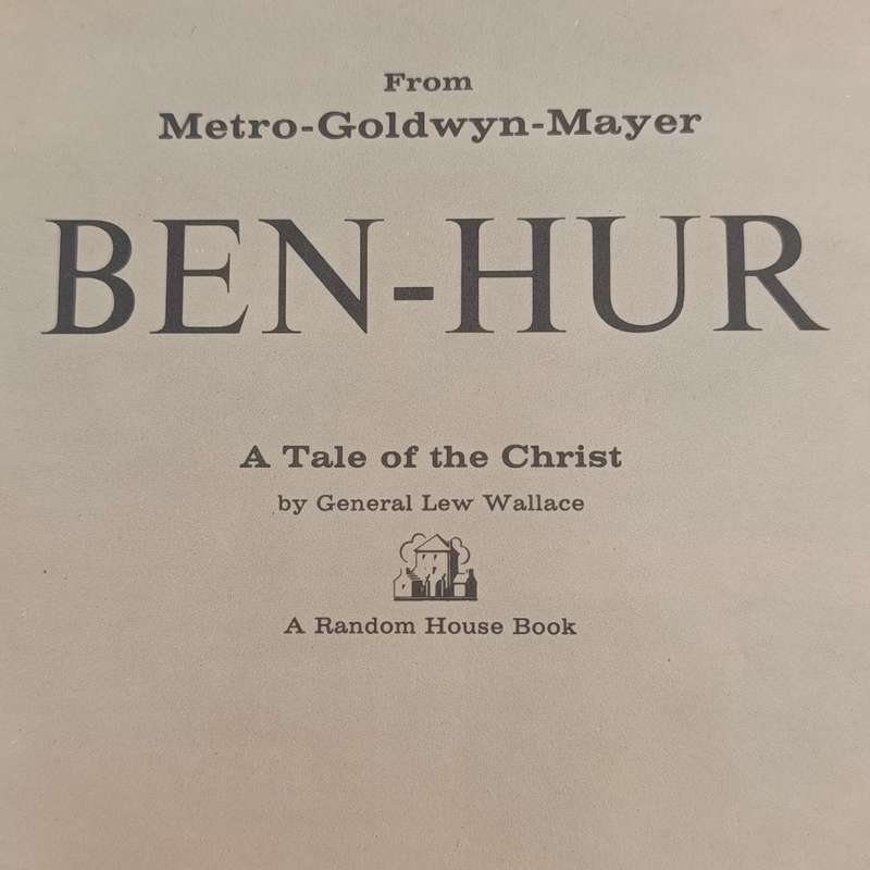 The story of the making of Ben Hur 1959 brachure