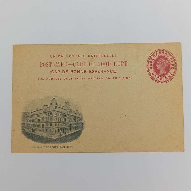 Cape of Good Hope unused pre-franked postcard (one penny)