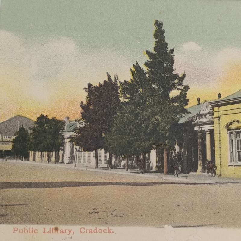 1907 Early Afrikaans Cape Colony postcard from Cradock station through Laingsburg to Ladismith
