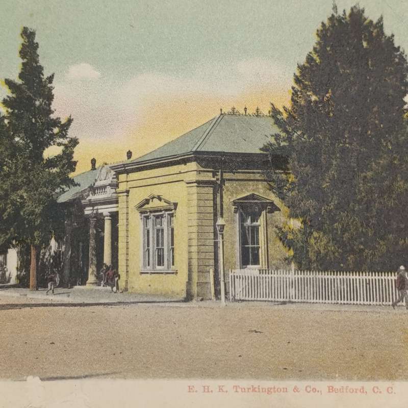 1907 Early Afrikaans Cape Colony postcard from Cradock station through Laingsburg to Ladismith
