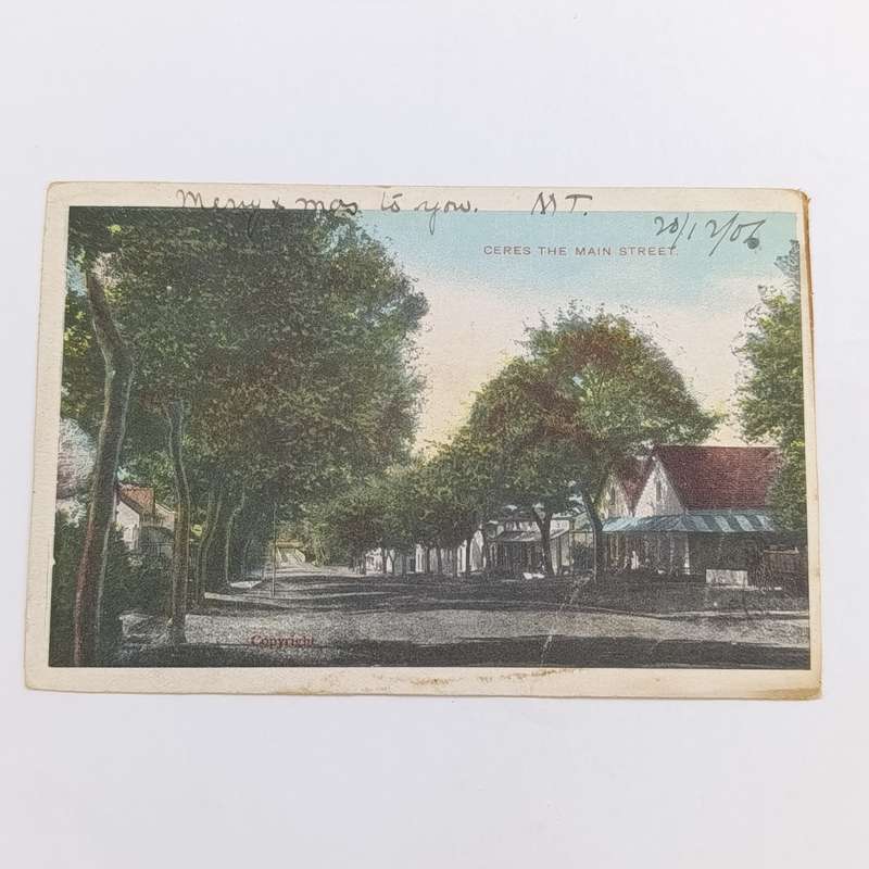 1906 Postcard Poste Restante from Port Elizabeth, Cape Colony to Bloemfontein, Free State