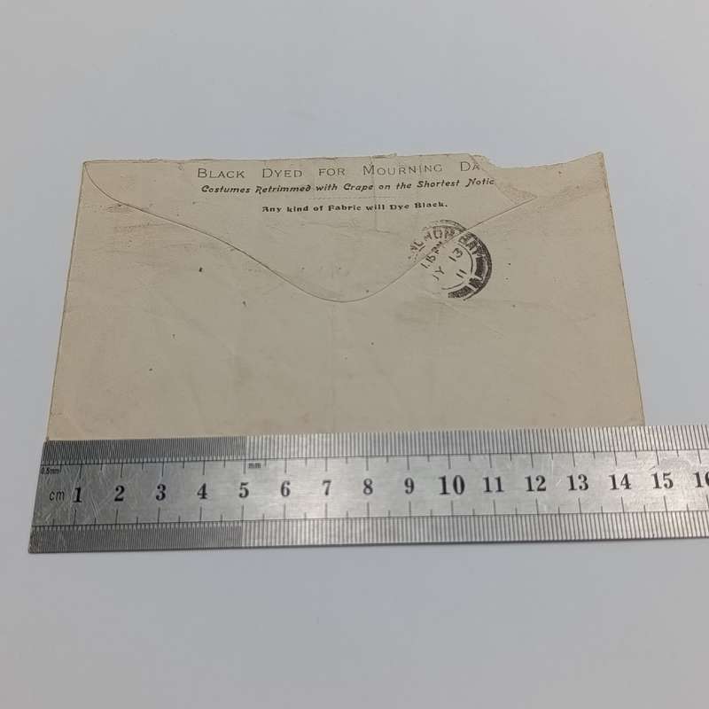 Letter set in Nannucci Stationary from Cape Town to sea Point in 1911