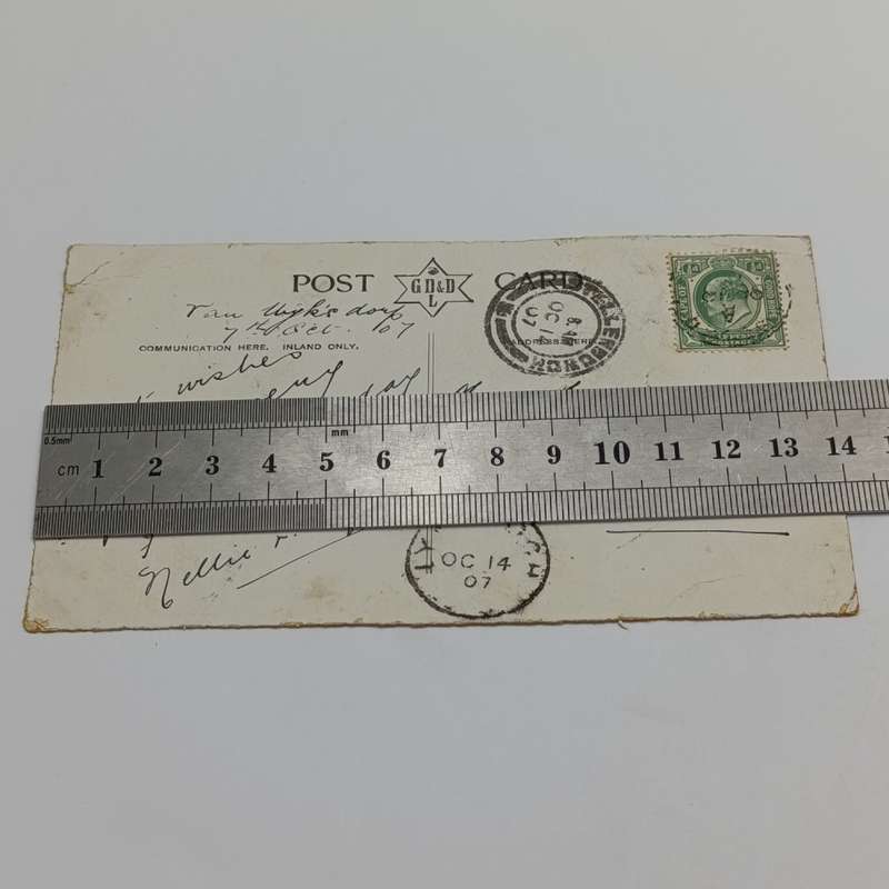 1907 Postcard sent from Vanwyksdorp to Lynedoch, Stellenbosch, Cape Colony
