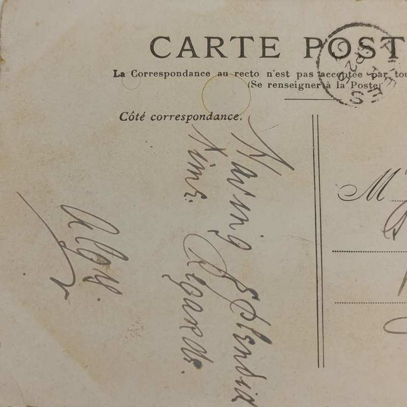 1907 Postcard sent from Salop England to Brugspruit, Transvaal