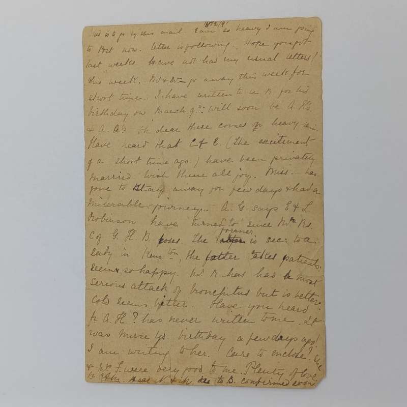 1891 Prepaid card Potchefstroom to Muizenberg with early Muizenberg cancel