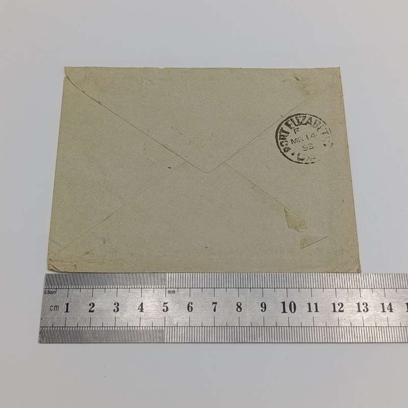 1898 letter Queenstown to Port Elizabeth 3 x One Penny Cape of Good Hope stamps cancelled Queenstown