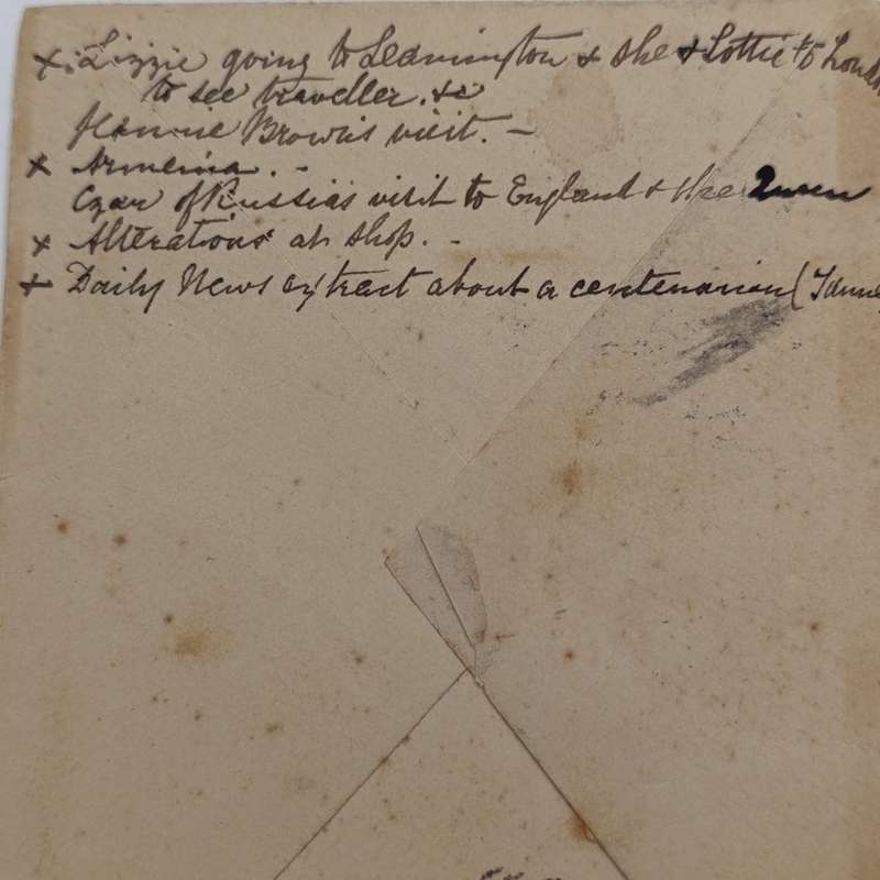 1896 Cover from Banbury England to Stellenbosch, Cape colony with 3 Victoria stamps