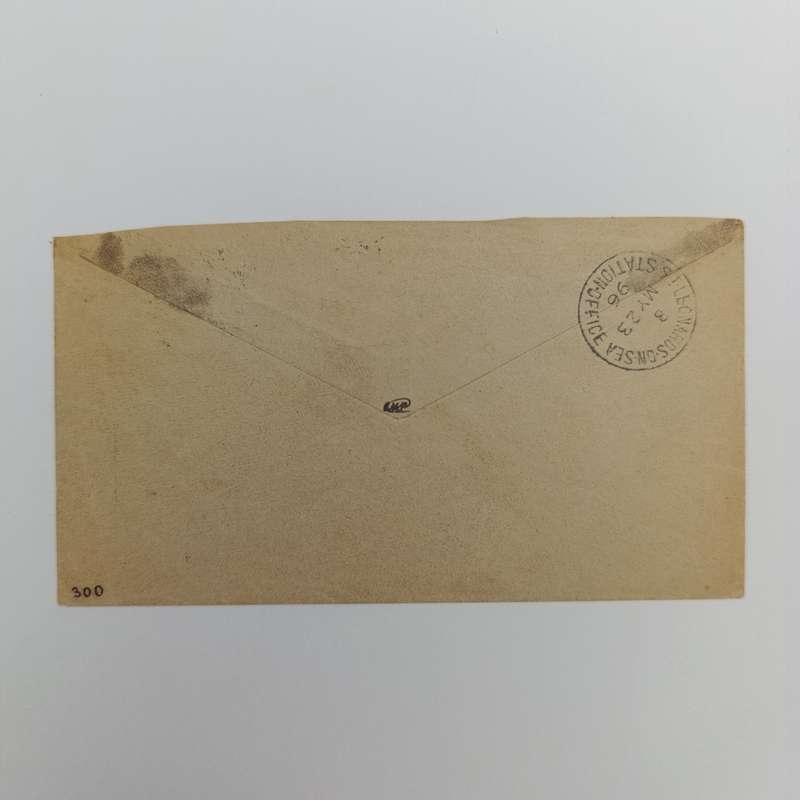 1896 Cover from Port Elizabeth, South Africa to St Leonards on Sea, England on postage